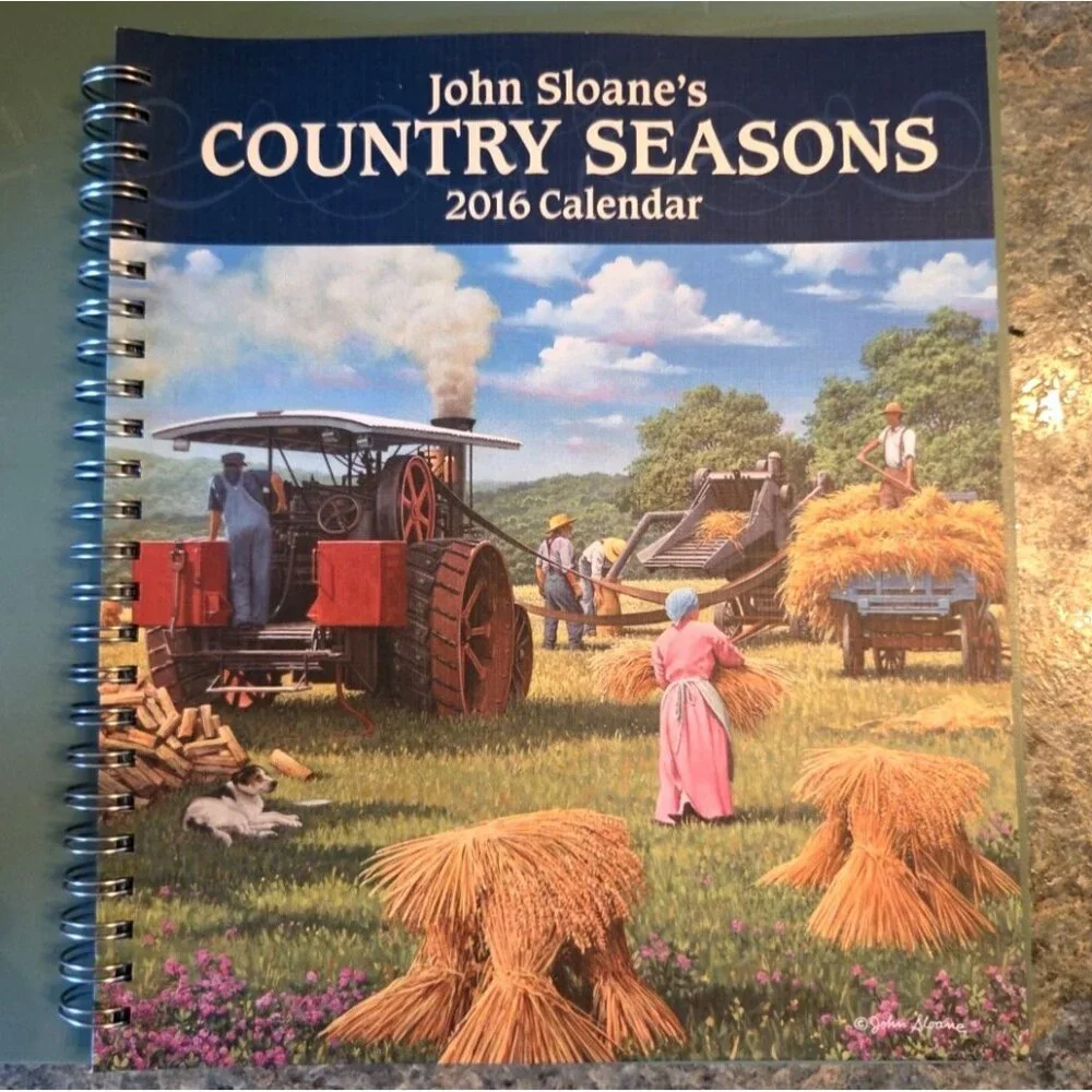 John Sloane's Country Seasons 2016 Calendar by John Sloane Spiral Not Written In